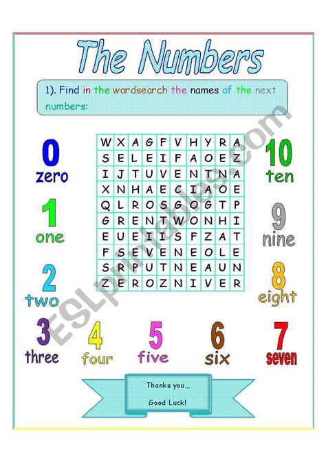 Search For Numbers .